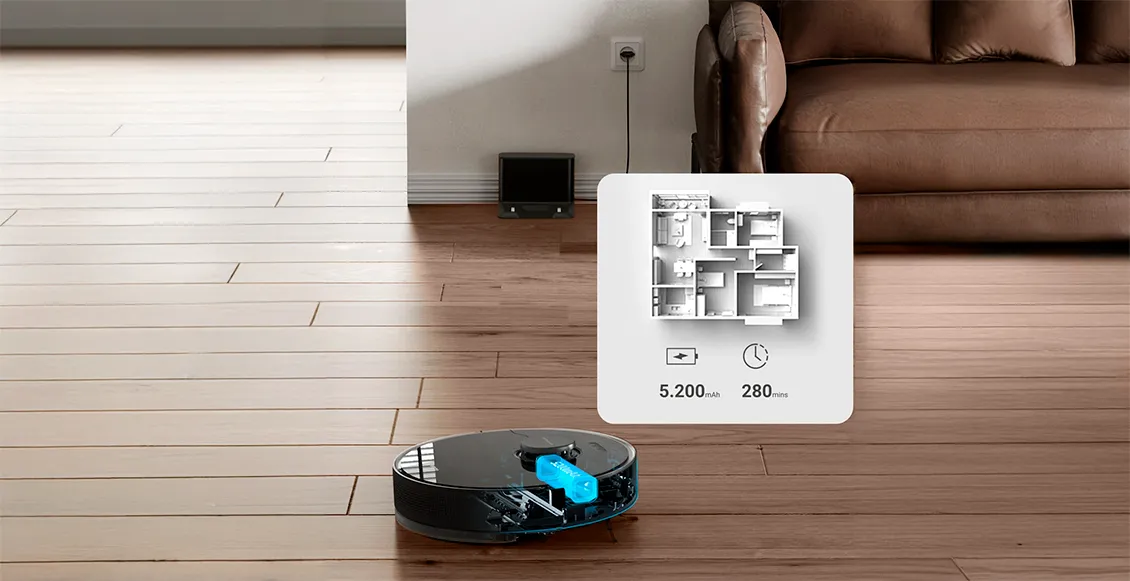 Робот-пылесос Xiaomi Dreame Bot D10s Plus чёрный Робот-пылесос Xiaomi Dreame Bot D10s Plus чёрный - 3