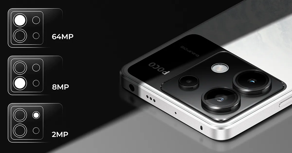 Смартфон Xiaomi Poco X6 5G 12/256 ГБ белый (2sim) Смартфон Xiaomi Poco X6 5G 12/256 ГБ белый (2sim) - 4