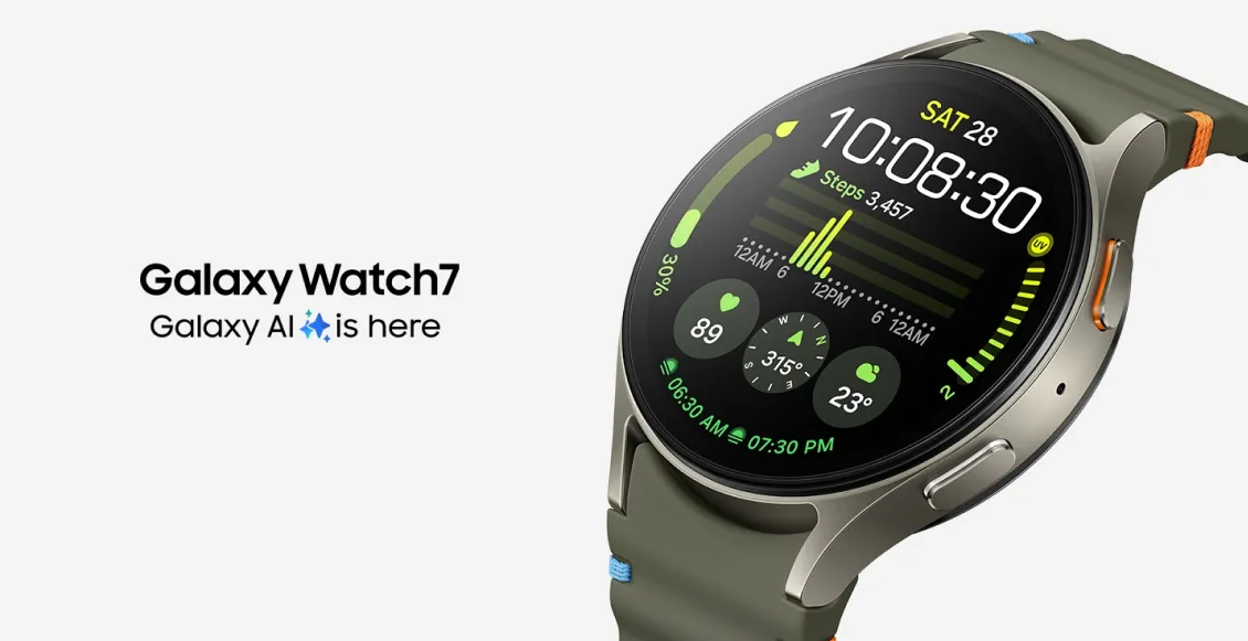 Умные часы Samsung Galaxy Watch 7 44мм серебро Умные часы Samsung Galaxy Watch 7 44мм серебро - 1