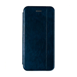 Чехол-книжка Premium для Honor 20 / Huawei Nova 5T искусственная кожа, тёмно-синий со строчкой