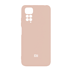 Клип-кейс (накладка) для Xiaomi Redmi Note 11 / Note 11S / Note 12S / Poco M4 Pro 4G силикон, пудровый