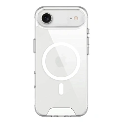 Клип-кейс (накладка) Space MagSafe для Apple iPhone Air полиуретан, поликарбонат, прозрачный