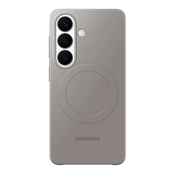 Клип-кейс (накладка) Samsung Slim Magnet Case для Samsung Galaxy S26 полиуретан, поликарбонат, алюминий, серый