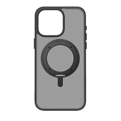Клип-кейс (накладка) Momax CaseForm Roller для Apple iPhone 15 Pro Max поликарбонат, алюминий, чёрный