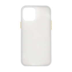 Клип-кейс (накладка) Shell для Apple iPhone 12 Mini пластик, белый