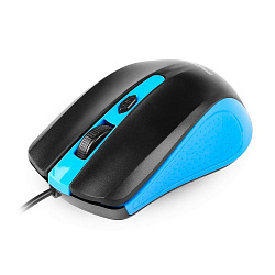Мышь проводная SmartBuy SBM-352-BK, чёрный с синим