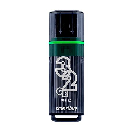 USB-флешка SmartBuy Glossy 32 ГБ, тёмно-серый