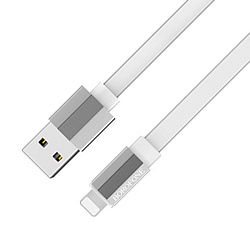 Дата-кабель Borofone BU8 Lightning 1.2 м, белый