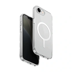 Клип-кейс (накладка) UNIQ Lifepro Xtreme MagSafe для Apple iPhone 16e / 17e полиуретан, прозрачный