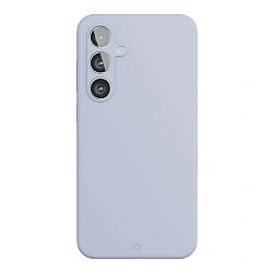 Клип-кейс (накладка) VLP Aster Case Magsafe для Samsung Galaxy S24 FE силикон, поликарбонат, серо-голубой