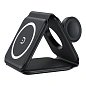 Беспроводное зарядное устройство WIWU Magnetic Wireless Charger 3in1 25 Вт чёрный