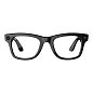 Умные очки Ray-Ban Wayfarer Shiny Black, Clear, (50-22-150mm) - 2