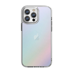 Клип-кейс (накладка) UNIQ Lifepro Xtreme для Apple iPhone 13 Pro Max силикон, перламутровый
