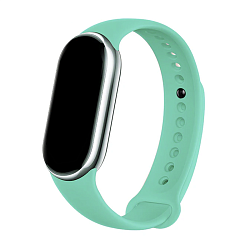 Спортивный ремешок для Xiaomi Smart Band 8 / 9 / 10 силикон мятный