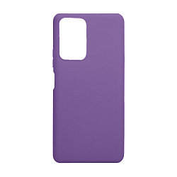 Клип-кейс (накладка) Silicone cover (без лого) для Xiaomi Redmi Note 10 Pro силикон, фиолетовый