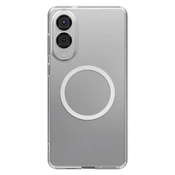 Клип-кейс (накладка) UNIQ Lifepro Xtreme MagSafe для Samsung Galaxy S25 Edge поликарбонат, силикон, прозрачный