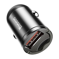 Автомобильное зарядное устройство Baseus Tiny Star Mini USB 30 Вт, чёрный