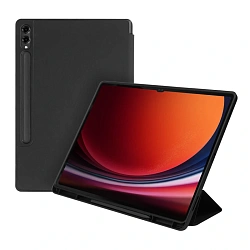 Чехол-книжка Araree A Folio для Samsung Galaxy Tab S9 Ultra / S10 Ultra полиуретан, поликарбонат, чёрный