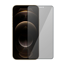 Защитное стекло Mocoll Privacy 2.5D для Apple iPhone 12 Pro Max, черная рамка