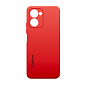 Клип-кейс (накладка) для Realme C33 силикон, красный