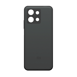 Клип-кейс (накладка) для Xiaomi Redmi Note 13 5G пластик, силикон, серый