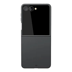 Клип-кейс (накладка) VLP Flex Case Magsafe для Samsung Galaxy Z Flip 7 поликарбонат, чёрный