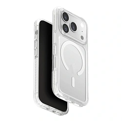 Клип-кейс (накладка) UNIQ Combat MagSafe для Apple iPhone 17 Pro полиуретан, прозрачный