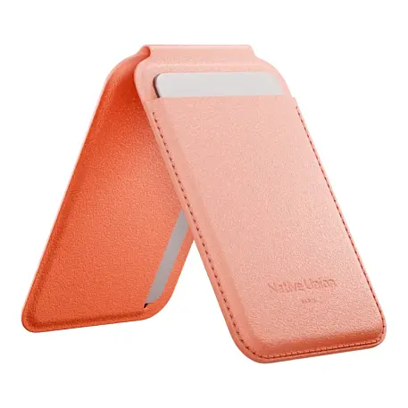 Кардхолдер с функцией подставки Native Union Active Wallet Stand абрикосовый - 2