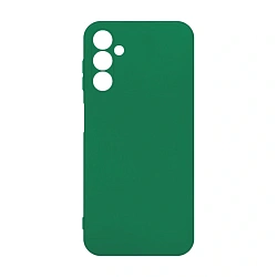 Клип-кейс (накладка) Silicone cover закрытый для Samsung Galaxy A24 силикон, тёмно-зелёный