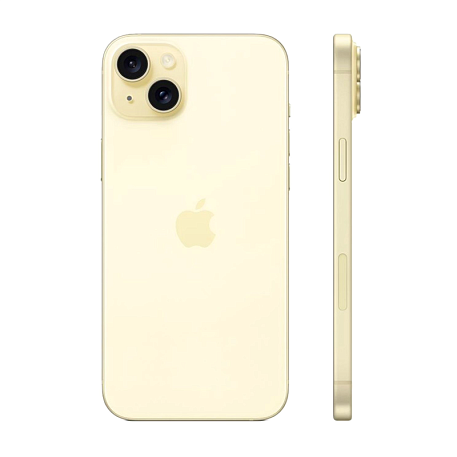 Смартфон Apple iPhone 15 Plus 128 ГБ жёлтый (1sim + eSim) - 3