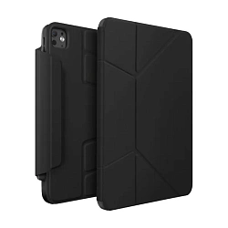 Чехол-книжка UNIQ Ryze для Apple iPad Pro 11" (2024 / 2025)  искусственная кожа, чёрный