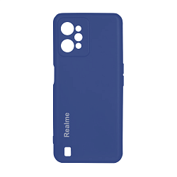 Клип-кейс (накладка) для Realme C31 силикон, тёмно-синий