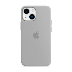 Клип-кейс (накладка) Silicone Case для Apple iPhone 13 Mini силикон, тёмно-серый