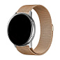 Миланский сетчатый браслет для Samsung Watch 22mm сталь золотой