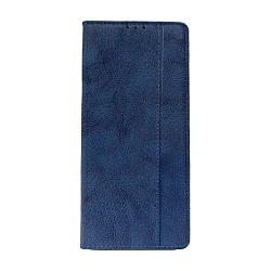 Чехол-книжка Premium Rich Boss для Xiaomi Redmi Note 13 Pro Plus искусственная кожа, синий