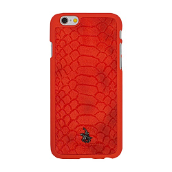 Клип-кейс (накладка) Santa Barbara Knight для Apple iPhone 6 / 6s кожа, красный