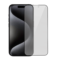 Защитное стекло Mocoll Privacy 2.5D для Apple iPhone 15 Pro, черная рамка