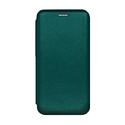 Чехол-книжка для Xiaomi Redmi A3 / Poco C61 искусственная кожа, тёмно-зелёный