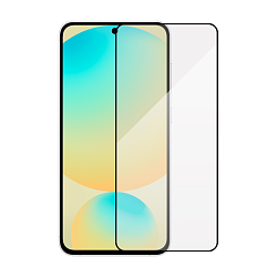 Защитное стекло uBear Extreme Nano Shield 2.5D для Samsung Galaxy A36 / A56 / A37, черная рамка