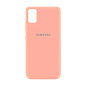 Клип-кейс (накладка) Silicone cover для Samsung Galaxy A41 силикон, розовый