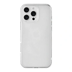 Клип-кейс (накладка) uBear Real Case для Apple iPhone 16 Pro Max поликарбонат, термополиуретан, прозрачный
