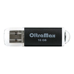 USB-флешка OltraMax 30 16 ГБ, чёрный