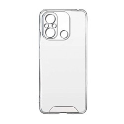 Клип-кейс (накладка) Space для Xiaomi Redmi 12C / Poco C55 полиуретан, поликарбонат, прозрачный