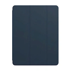 Чехол-книжка c отделением под стилус Mosbros Pin Yue для Apple iPad Air 11" (2024 / 2025 / 2026) пластик, силикон, тёмно-синий