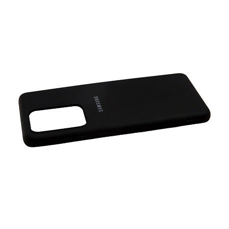 Клип-кейс (накладка) для Samsung Galaxy S20 Ultra силикон, чёрный матовый - 4