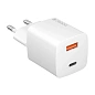 Сетевое зарядное устройство Deppa Wall Charger GaN QC 20 Вт белый