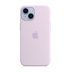 Клип-кейс (накладка) Silicone Case MagSafe для Apple iPhone 14 силикон, лиловый