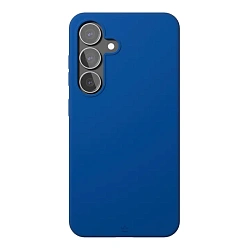 Клип-кейс (накладка) VLP Aster Case Magsafe для Samsung Galaxy S25 силикон, поликарбонат, синий