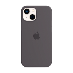 Клип-кейс (накладка) Silicone Case для Apple iPhone 13 силикон, серо-коричневый