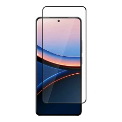 Защитное стекло Borasco Full Glue 2.5D для Xiaomi Poco F7 Pro / F7 Ultra, черный